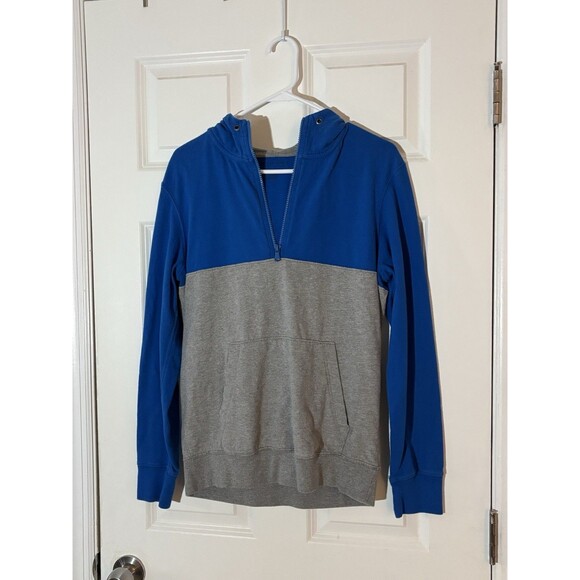 American Eagle Outfitters Other - American Eagle quarter Zip Blue And Gray Color Block Men’s XS Preppy Minimalist